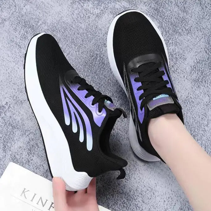 Breathable Women's Fly Mesh Sports Shoes for Running