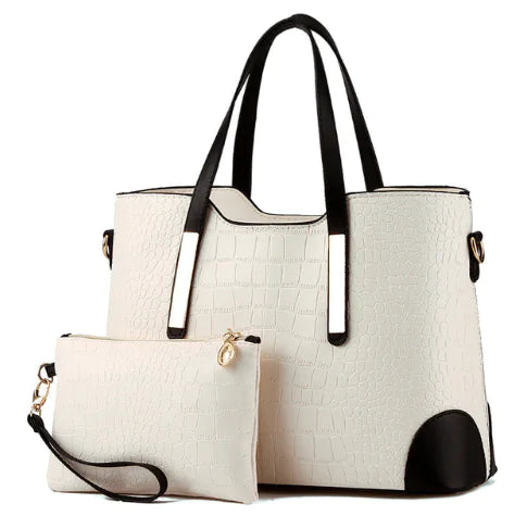 Color Block Shoulder Bag, Tote and Crossbody Bag