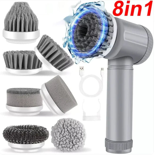 Multi-Functional Handheld Wireless Electric Cleaning Brush