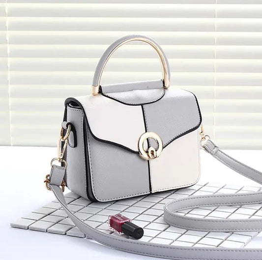 Women's Color-Block Shoulder and Crossbody Bag