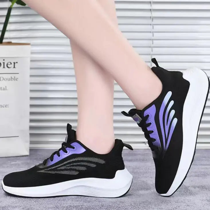 Breathable Women's Fly Mesh Sports Shoes for Running