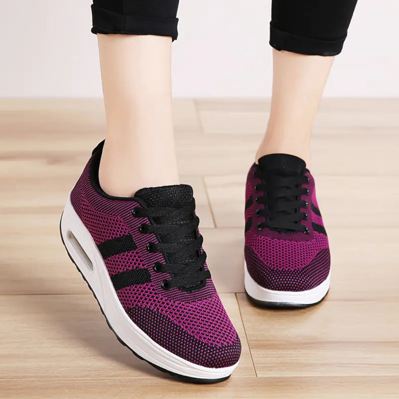 Breathable Mesh Air Cushion Women's Sports Shoes