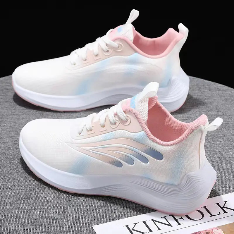 Breathable Women's Fly Mesh Sports Shoes for Running