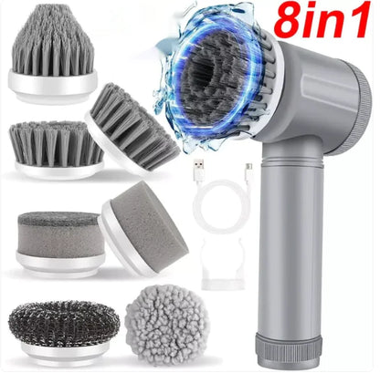 Multi-Functional Handheld Wireless Electric Cleaning Brush