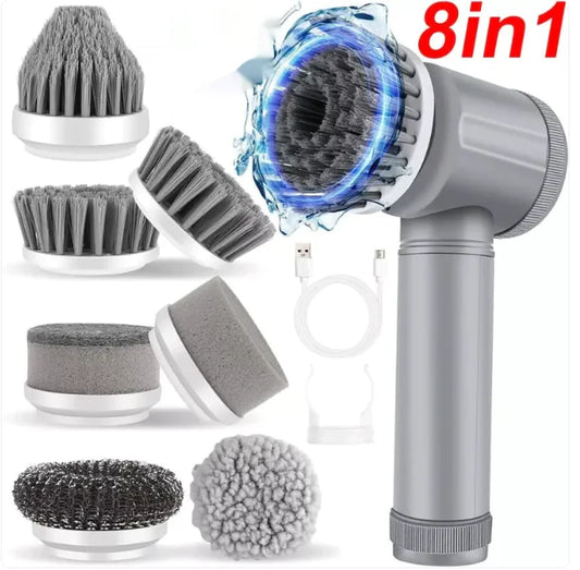 Multi-Functional Handheld Wireless Electric Cleaning Brush