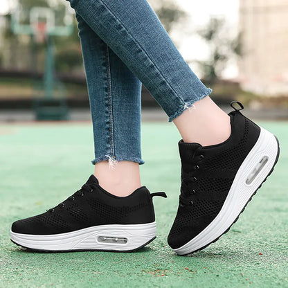 Breathable Mesh Air Cushion Women's Sports Shoes