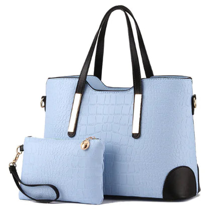 Color Block Shoulder Bag, Tote and Crossbody Bag