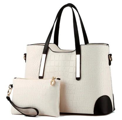 Color Block Shoulder Bag, Tote and Crossbody Bag