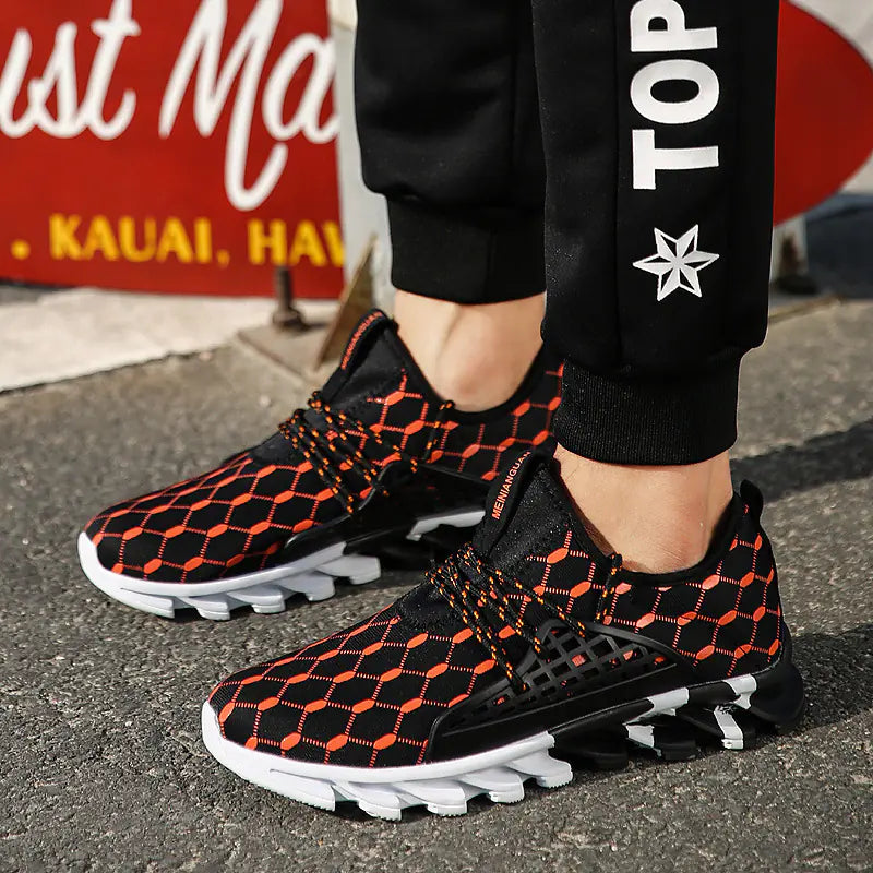 Breathable Mesh Running Shoes for Casual Sports