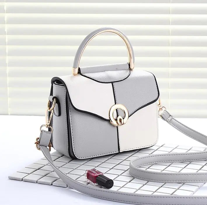 Women's Color-Block Shoulder and Crossbody Bag