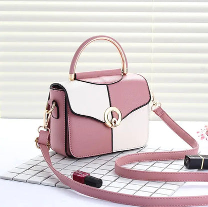 Women's Color-Block Shoulder and Crossbody Bag