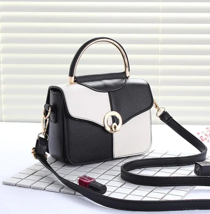 Women's Color-Block Shoulder and Crossbody Bag