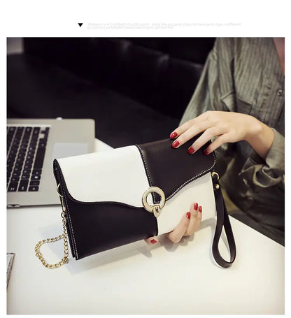 Women's Color-Block Shoulder and Crossbody Bag