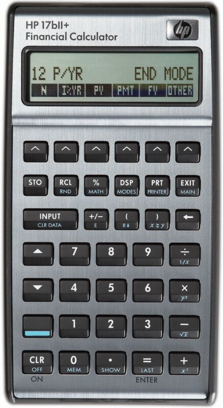 HP 17bII+ Financial Calculator