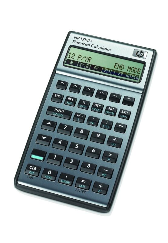 HP 17bII+ Financial Calculator